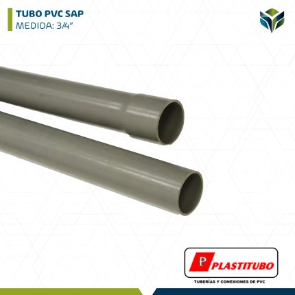 TUBO PVC SAP 3/4" PLASTITUBO