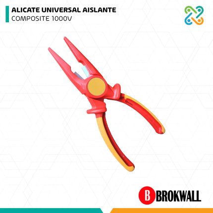 ALICATE UNIVERSAL AISLANTE COMPOSITE 1000V BROKWALL