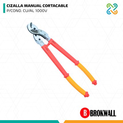 CIZALLA MANUAL CORTACABLE P/COND. CU/AL 1000V BROKWALL
