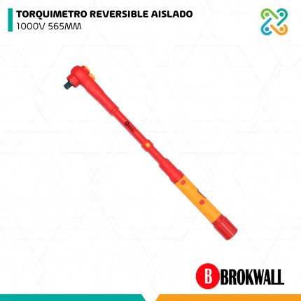 TORQUIMETRO REVERSIBLE AISLADO 1000V 565MM BROKWALL