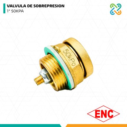 VALVULA DE SOBREPRESION 1” 50KPA ENC