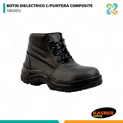 BOTIN DIELECTRICO C/PUNTERA COMPOSITE 18000V KASBER SAFETY