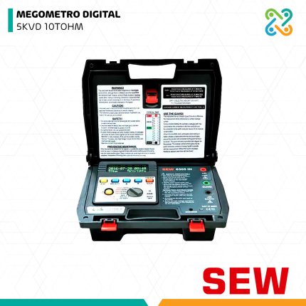 MEGOMETRO DIGITAL 5KVD 10TOHM SEW