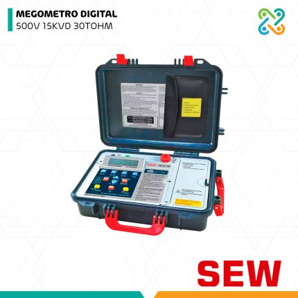 MEGOMETRO DIGITAL 500V 15KVD 30TOHM SEW