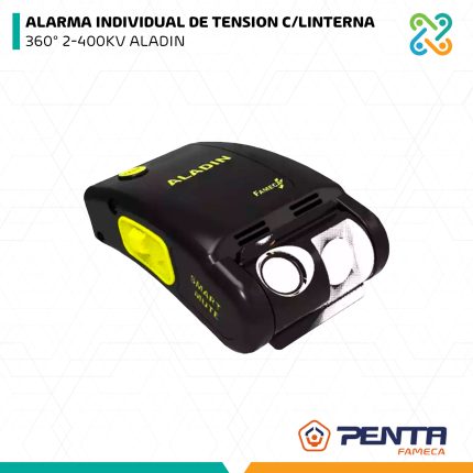 ALARMA INDIVIDUAL DE TENSION C/LINTERNA 360° 2-400KV ALADIN PENTA FAMECA