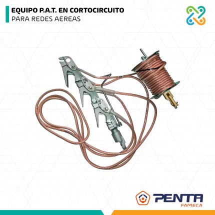 EQUIPO P.A.T. EN CORTOCIRCUITO PARA REDES AEREAS AUTOCLAM-8KA PENTA FAMECA