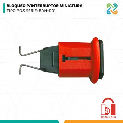 BLOQUEO P/INTERRUPTOR MINIATURA TIPO P.O.S SERIE: BAN-D01 BEIAN LOCK