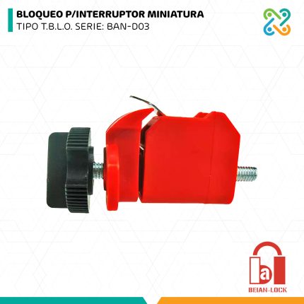 BLOQUEO P/INTERRUPTOR MINIATURA TIPO T.B.L.O. SERIE: BAN-D03 BEIAN LOCK