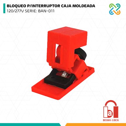 BLOQUEO P/INTERRUPTOR CAJA MOLDEADA 120/277V SERIE: BAN-D11 BEIAN LOCK