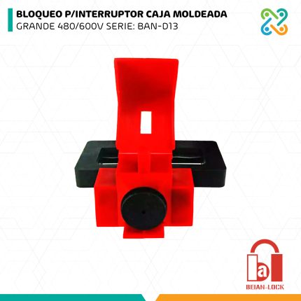 BLOQUEO P/INTERRUPTOR CAJA MOLDEADA  GRANDE 480/600V SERIE: BAN-D13 BEIAN LOCK
