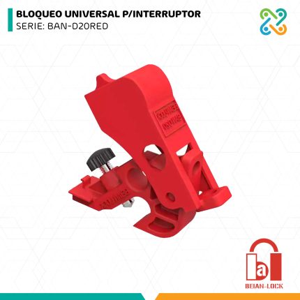 BLOQUEO UNIVERSAL P/INTERRUPTOR SERIE: BAN-D20RED BEIAN LOCK
