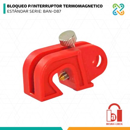 BLOQUEO P/INTERRUPTOR TERMOMAGNETICO ESTÁNDAR SERIE: BAN-D87 BEIAN LOCK