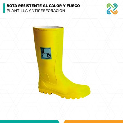 BOTA RESISTENTE AL CALOR Y FUEGO PLANTILLA ANTIPERFORACION IMPORTADO