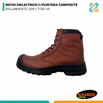 BOTIN DIELECTRICO C/PUNTERA COMPOSITE AISLAMIENTO 20KV T/35-45 KASBER SAFETY