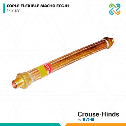 COPLE FLEXIBLE MACHO ECGJH 1” X 18” CROUSE HINDS