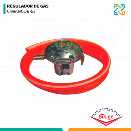 REGULADOR DE GAS C/MANGUERA SURGE