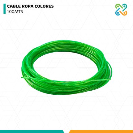 CABLE ROPA COLORES 100MTS IMPORTADO