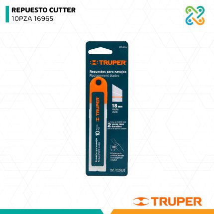 REPUESTO CUTTER 10PZA 16965 TRUPER