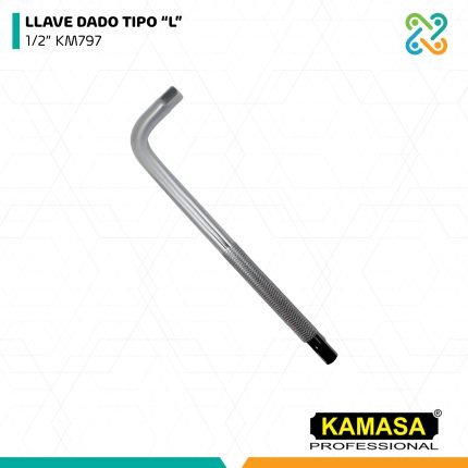 LLAVE DADO TIPO "L" 1/2" KM797 KAMASA