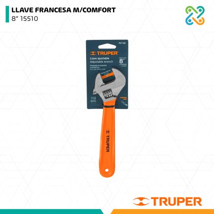 LLAVE FRANCESA M/COMFORT 8" 15510 TRUPER