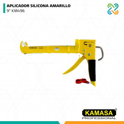 APLICADOR SILICONA AMARILLO 9" KM496 KAMASA