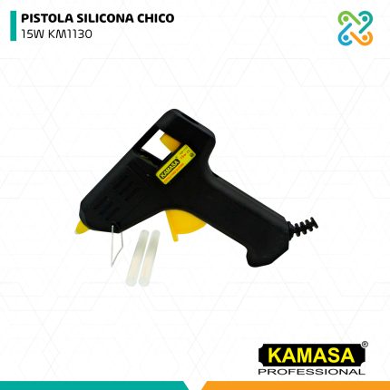 PISTOLA SILICONA CHICO 15W KM1130 KAMASA