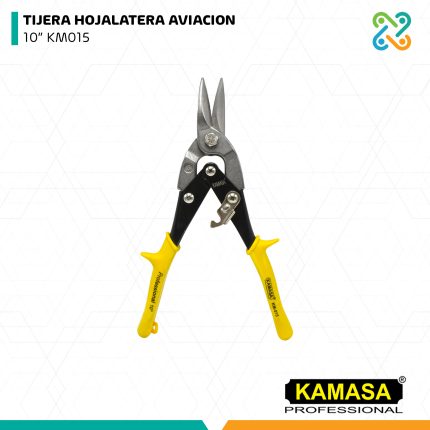 TIJERA HOJALATERA AVIACION 10" KM015 KAMASA
