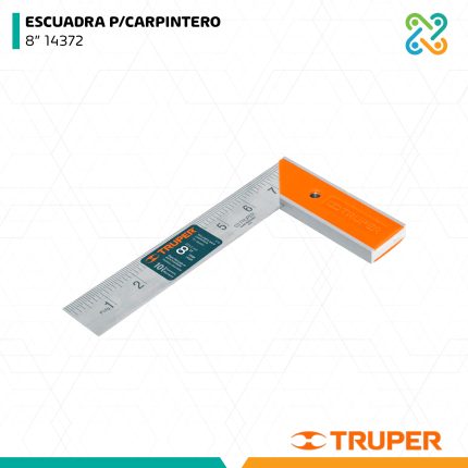 ESCUADRA P/CARPINTERO 8" 14372 TRUPER