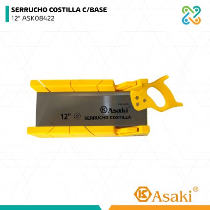 SERRUCHO COSTILLA C/BASE 12" ASK08422 ASAKI