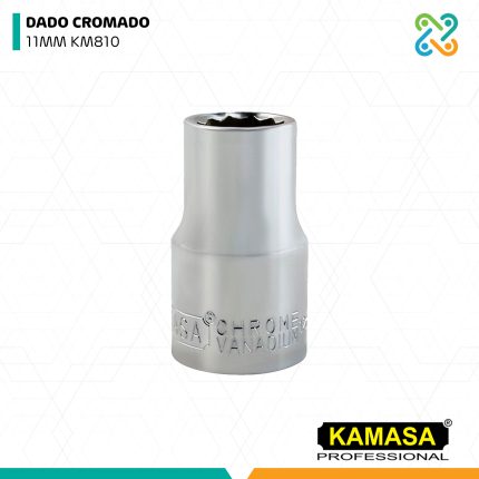 DADO CROMADO 11MM KM810 KAMASA