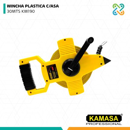 WINCHA PLASTICA C/ASA 30MTS KM190 KAMASA