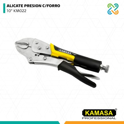 ALICATE PRESION C/FORRO 10" KM022 KAMASA