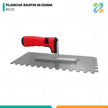 PLANCHA RASPIN M/GOMA ROJO IMPORTADO