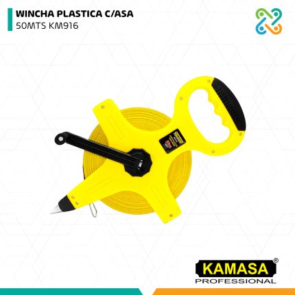WINCHA PLASTICA C/ASA 50MTS KM916 KAMASA