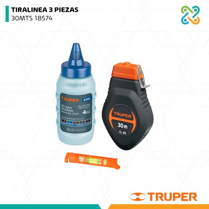 TIRALINEA 3 PIEZAS 30MTS 18574 TRUPER