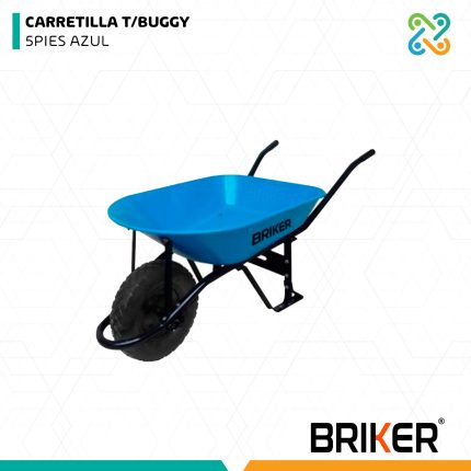 CARRETILLA T/BUGGY 5PIES AZUL BRIKER