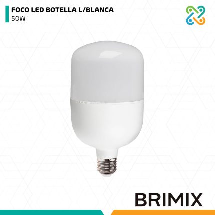 FOCO LED BOTELLA L/BLANCA 50W BRIMIX