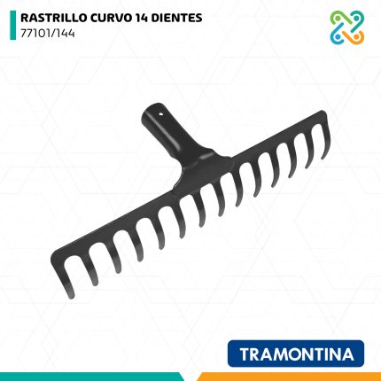 RASTRILLO CURVO 14 DIENTES 77101/144 TRAMONTINA