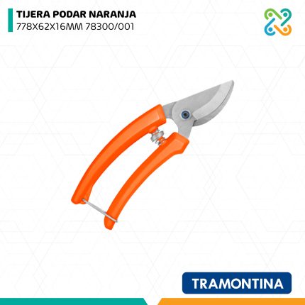 TIJERA PODAR NARANJA 778X62X16MM 78300/001 TRAMONTINA