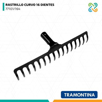 RASTRILLO CURVO 16 DIENTES 77101/164 TRAMONTINA