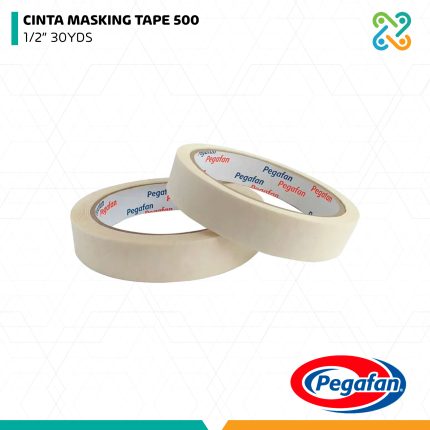 CINTA MASKING TAPE 500 1/2" 30YDS PEGAFAN