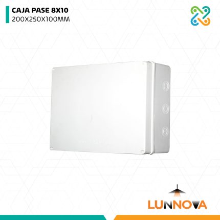 CAJA PASE 8X10 200X250X100MM LUNNOVA