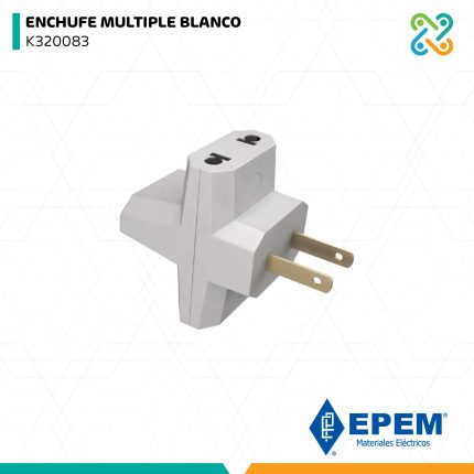 ENCHUFE MULTIPLE BLANCO K320083 EPEM