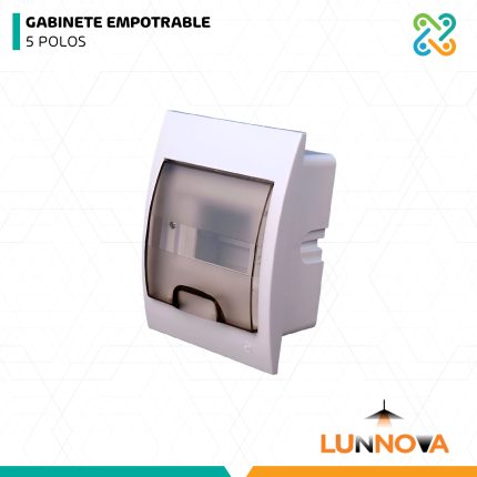 GABINETE EMPOTRABLE 5 POLOS LUNNOVA