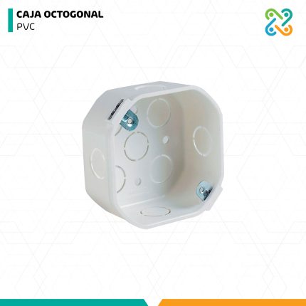 CAJA OCTOGONAL PVC IMPORTADO