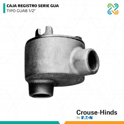 CAJA REGISTRO SERIE GUA TIPO GUAB 1/2" CROUSE HINDS