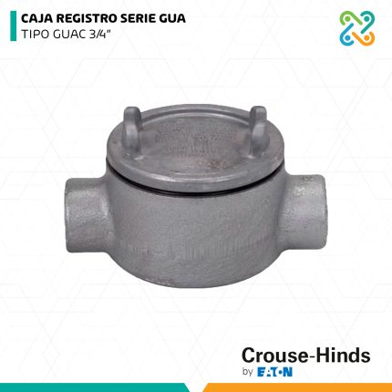CAJA REGISTRO SERIA GUA TIPO GUAC 3/4" CROUSE HINDS