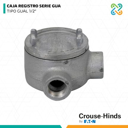 CAJA REGISTRO SERIE GUA TIPO GUAL 1/2" CROUSE HINDS