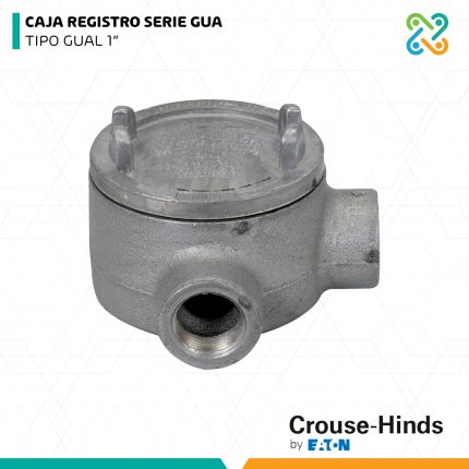 CAJA REGISTRO SERIE GUA TIPO GUAL 1" CROUSE HINDS