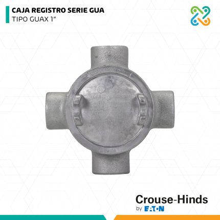 CAJA REGISTRO SERIE GUA TIPO GUAX 1" CROUSE HINDS